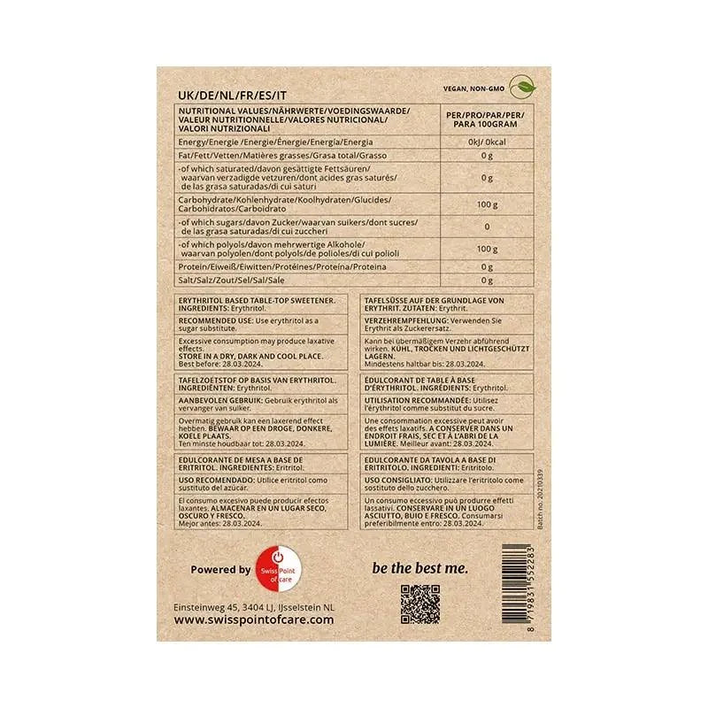 Édulcorant Premium Erythritol Go-Keto 800g – product overview