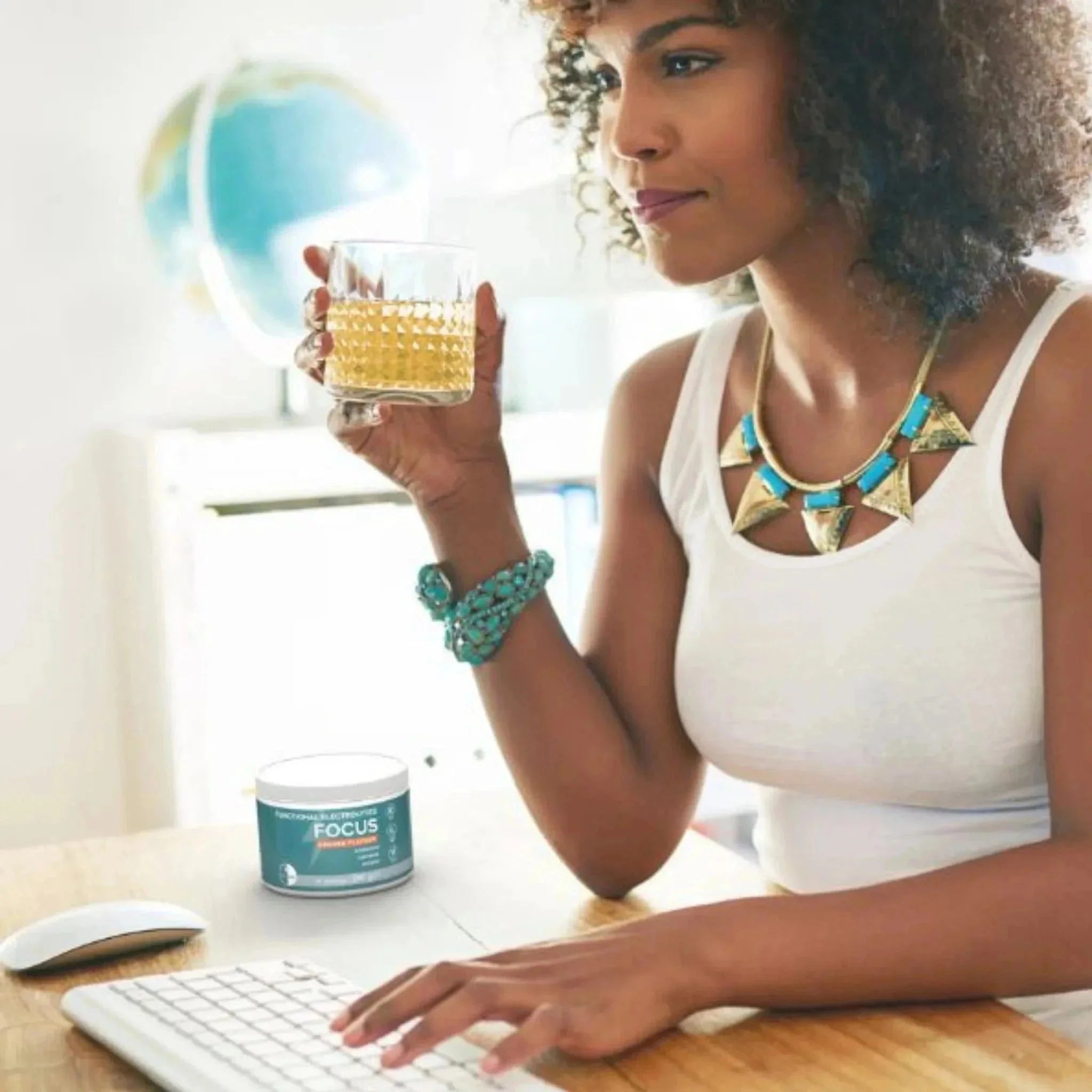 Functional Electrolytes Drink Mix Focus Orange Go-Keto 41 servings Go-Keto DrinkMix P-GK-584-FOCUS