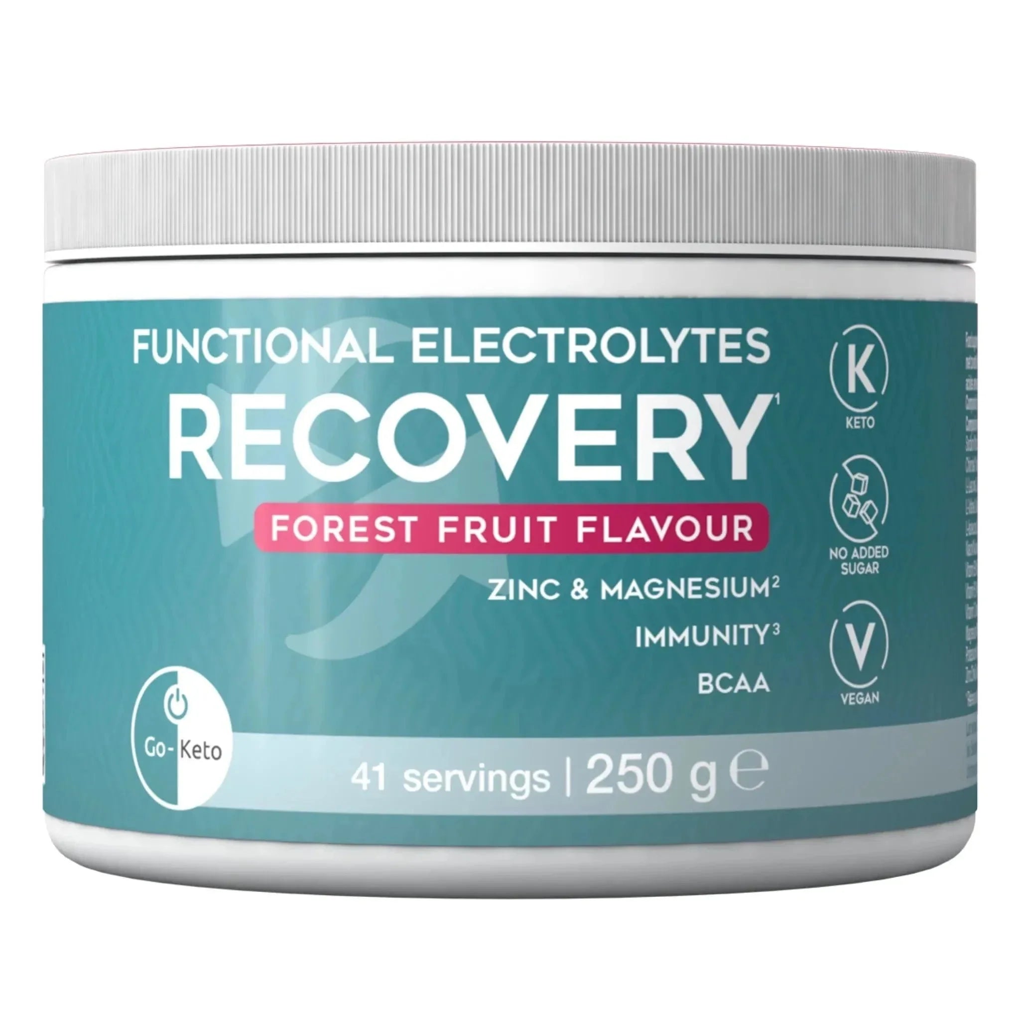 Functional Electrolytes Drink Mix Recovery Forest Fruit Go-Keto 41 servings go-keto DrinkMix P-GK-577-RECOVER