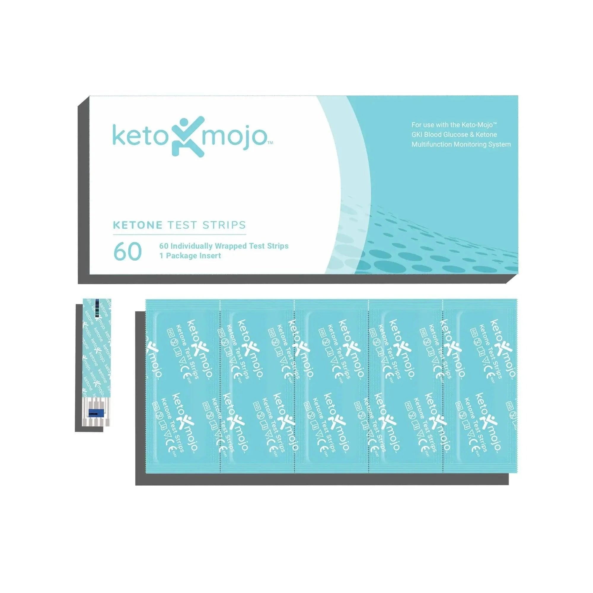 GKI Ketone Test Strips Keto-Mojo x60 keto-mojo  02400004