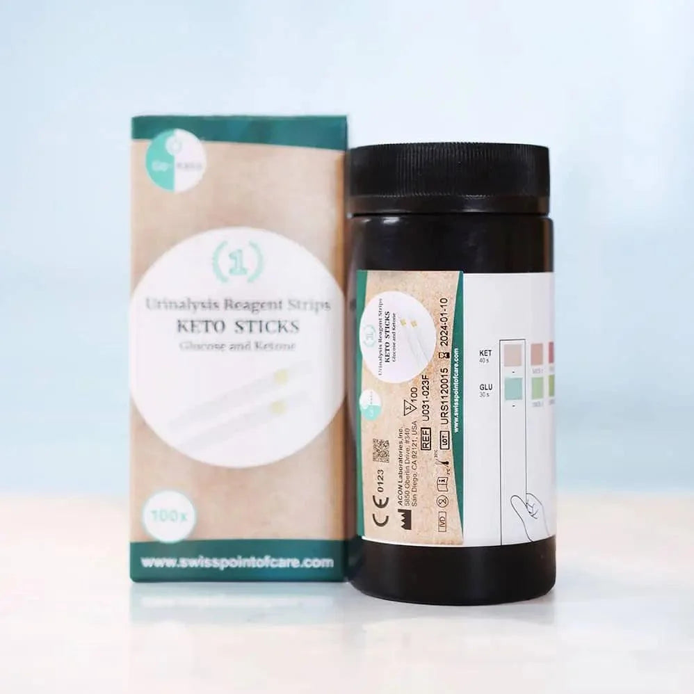 Go-Keto Tiras Reactivas de Orina para Glucosa y Cetonas x100 – product overview