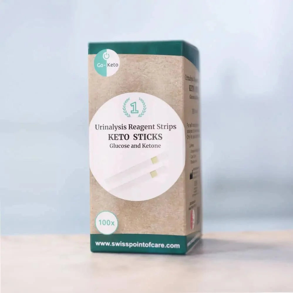 Go-Keto Glucose en Ketonen Urine Teststrips x50 – product overview
