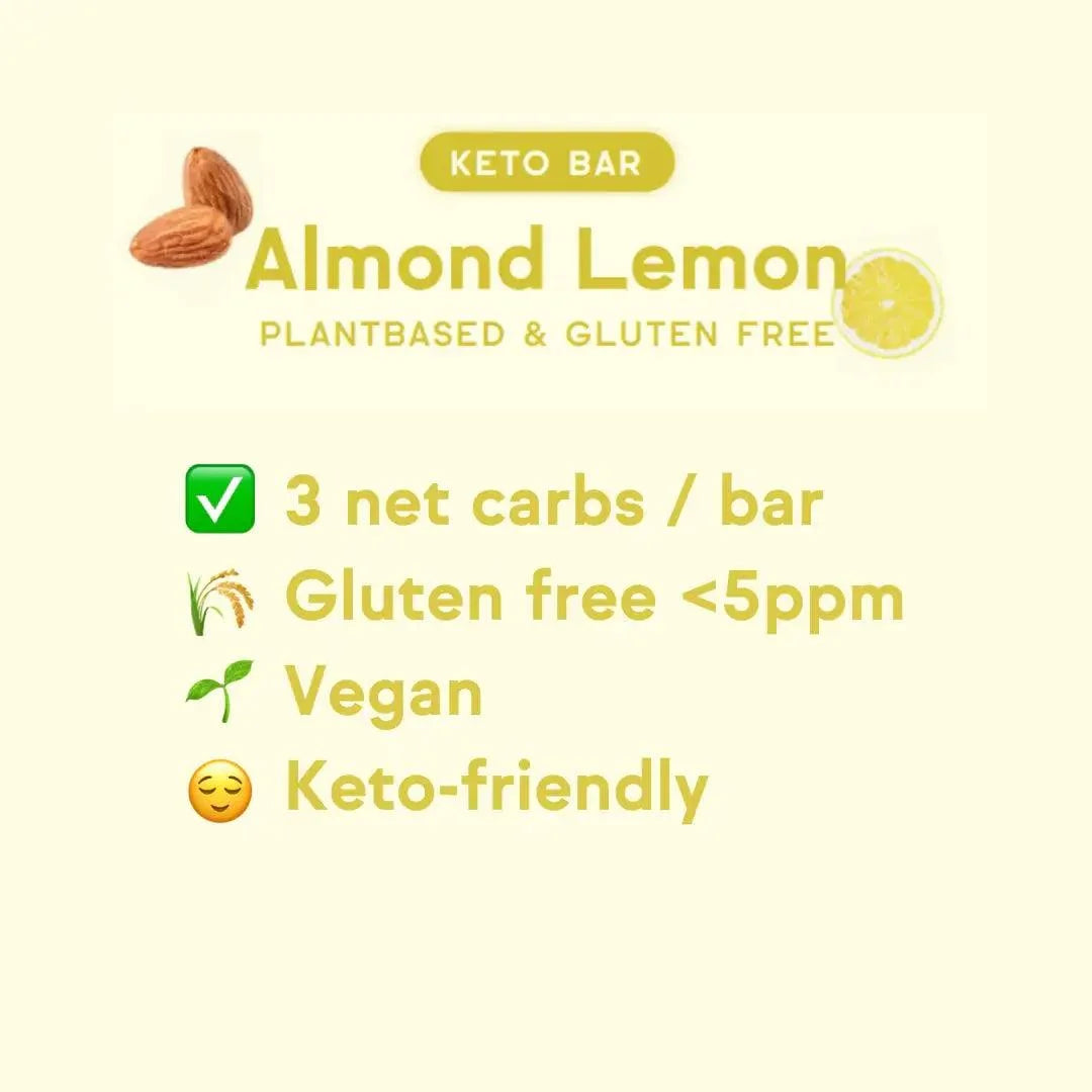 Keto Bar Almond Lemon OKONO 40g okono Snacks 03000014