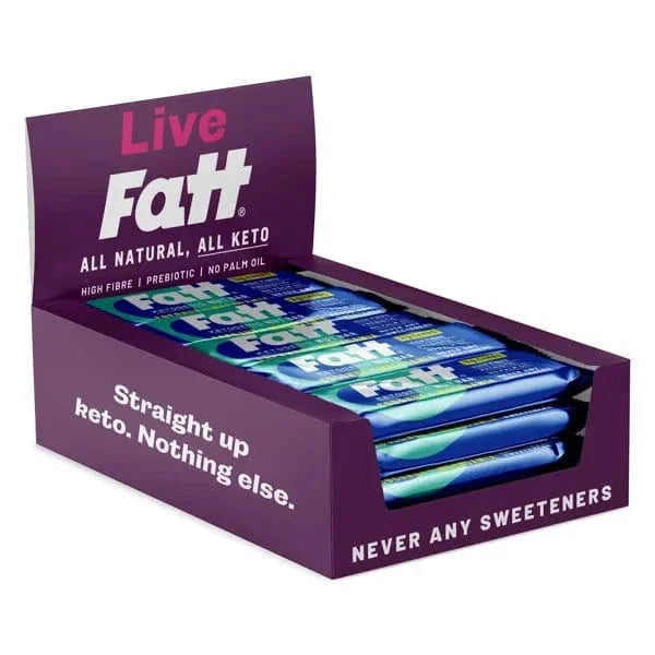 Keto Bar Coconut Macadamia Live Fatt 30g x20 live fatt Snacks 01900021