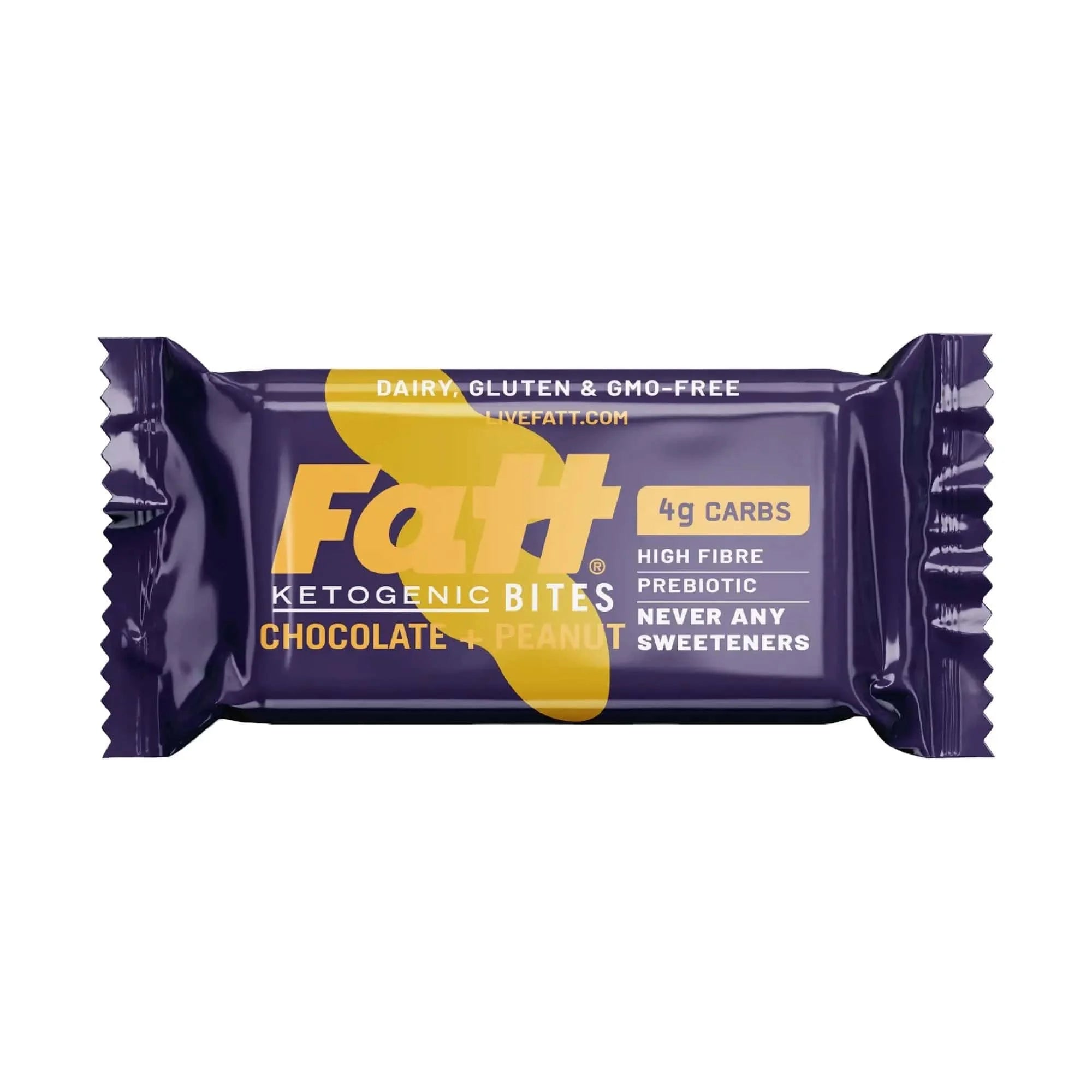Keto Bites Chocolate Peanut Live Fatt 35g live fatt Snack 01900015
