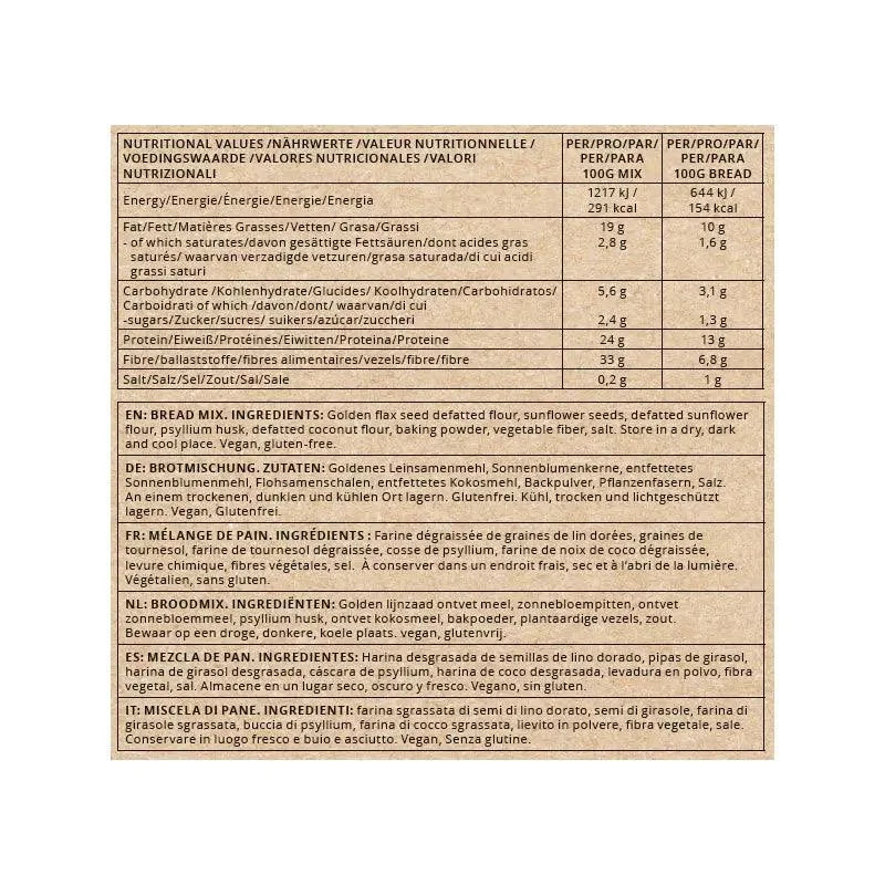 Mélange à Pain Keto Brun Go-Keto 270g – product overview