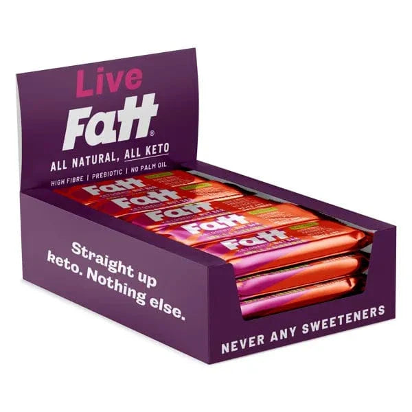 live fatt Keto Bar Apple Cinnamon Live Fatt 30g x20 01900019 Vital20