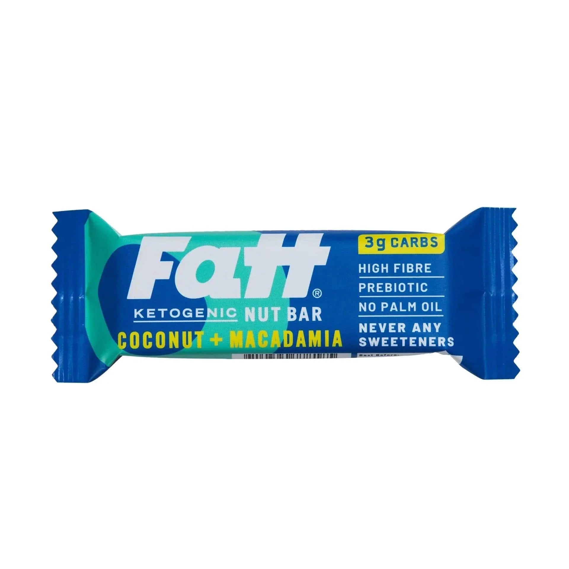 Live Fatt Keto Bar Coconut Macadamia Live Fatt 30g 01900005 Vital20