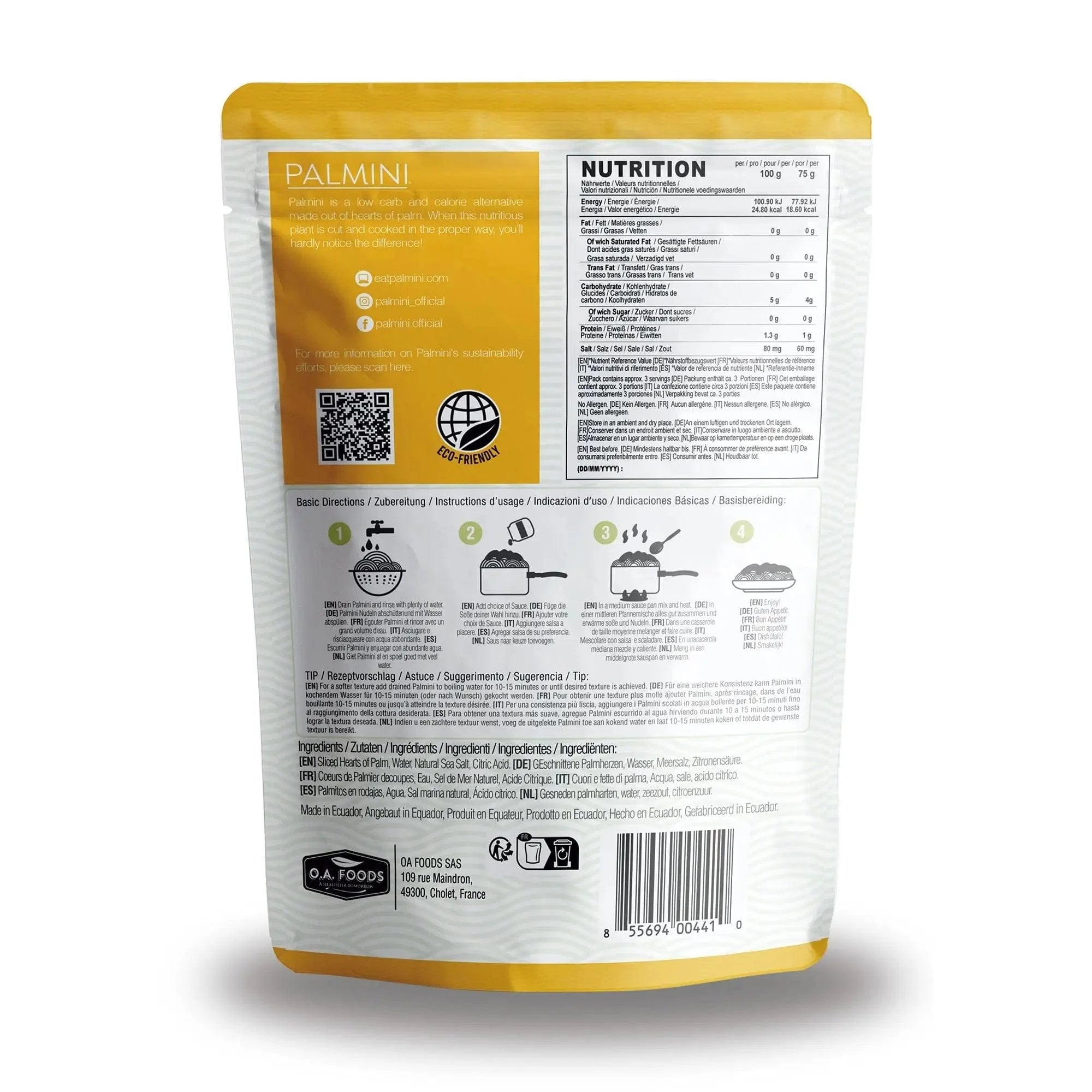 Low Carb Angel Hair Palmini 338g palmini  04300002