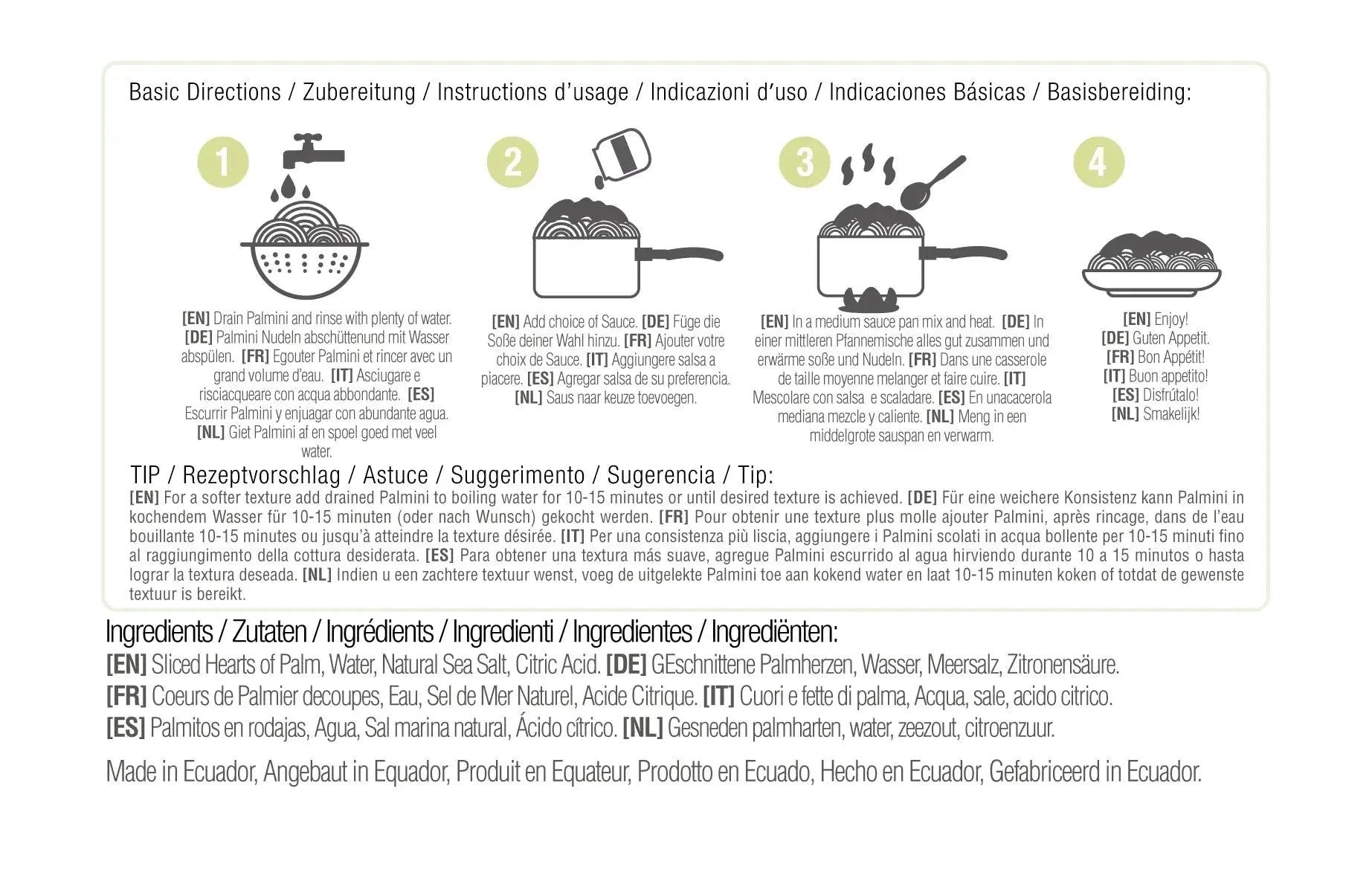 Low Carb Angel Hair Palmini 338g palmini  04300002