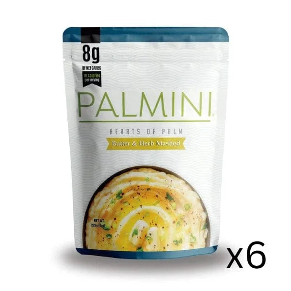 Low Carb Mashed Butter & Herb Palmini 226g x6 palmini  04300018
