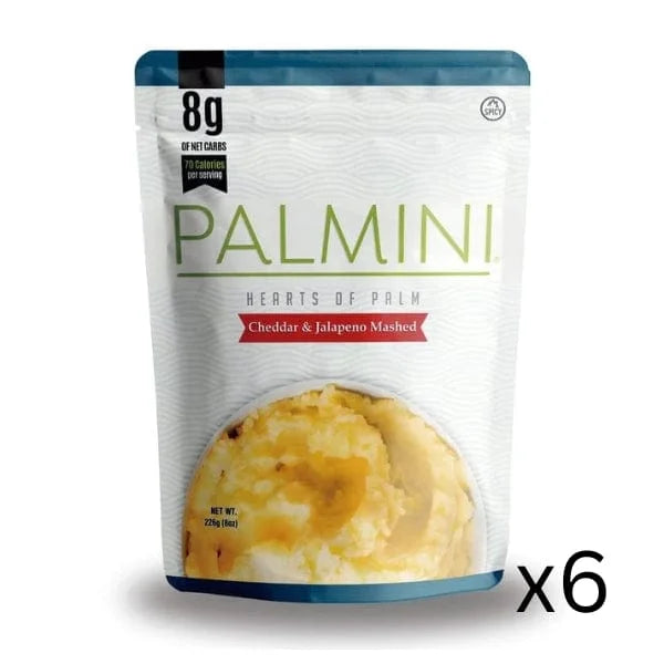 Low Carb Mashed Cheddar Jalapeno Palmini 226g x6 palmini  04300020