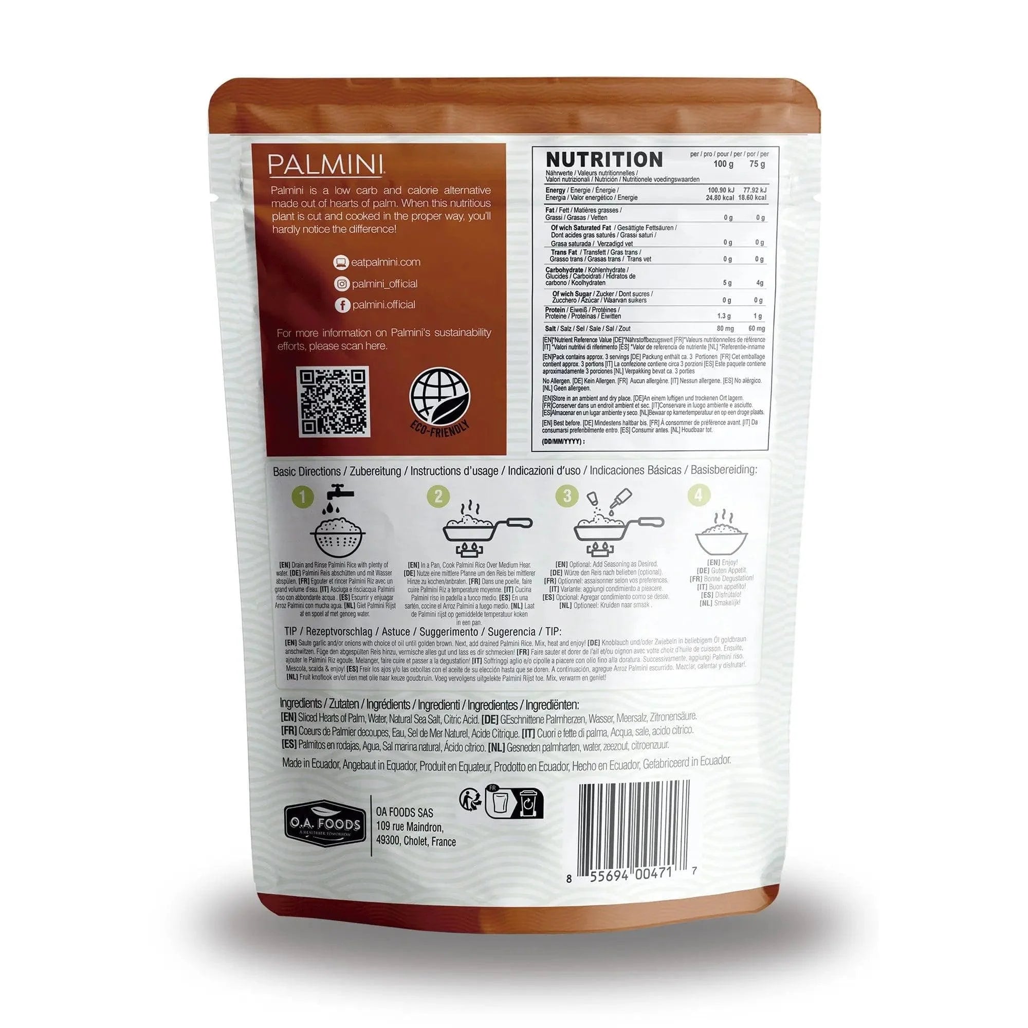 Low Carb Rice Palmini 338g palmini  04300004