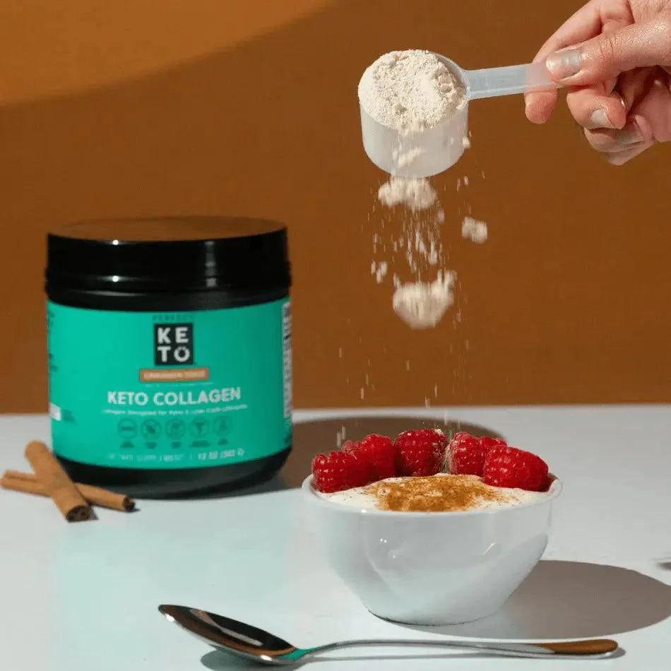 MCT Collagen Powder Cinnamon Toast Perfect Keto 342g perfect keto  P-PKKCCT-75