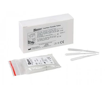 Mission 3-in-1 Blood Capillaries (x50) swiss point of care  P-MCAP-50