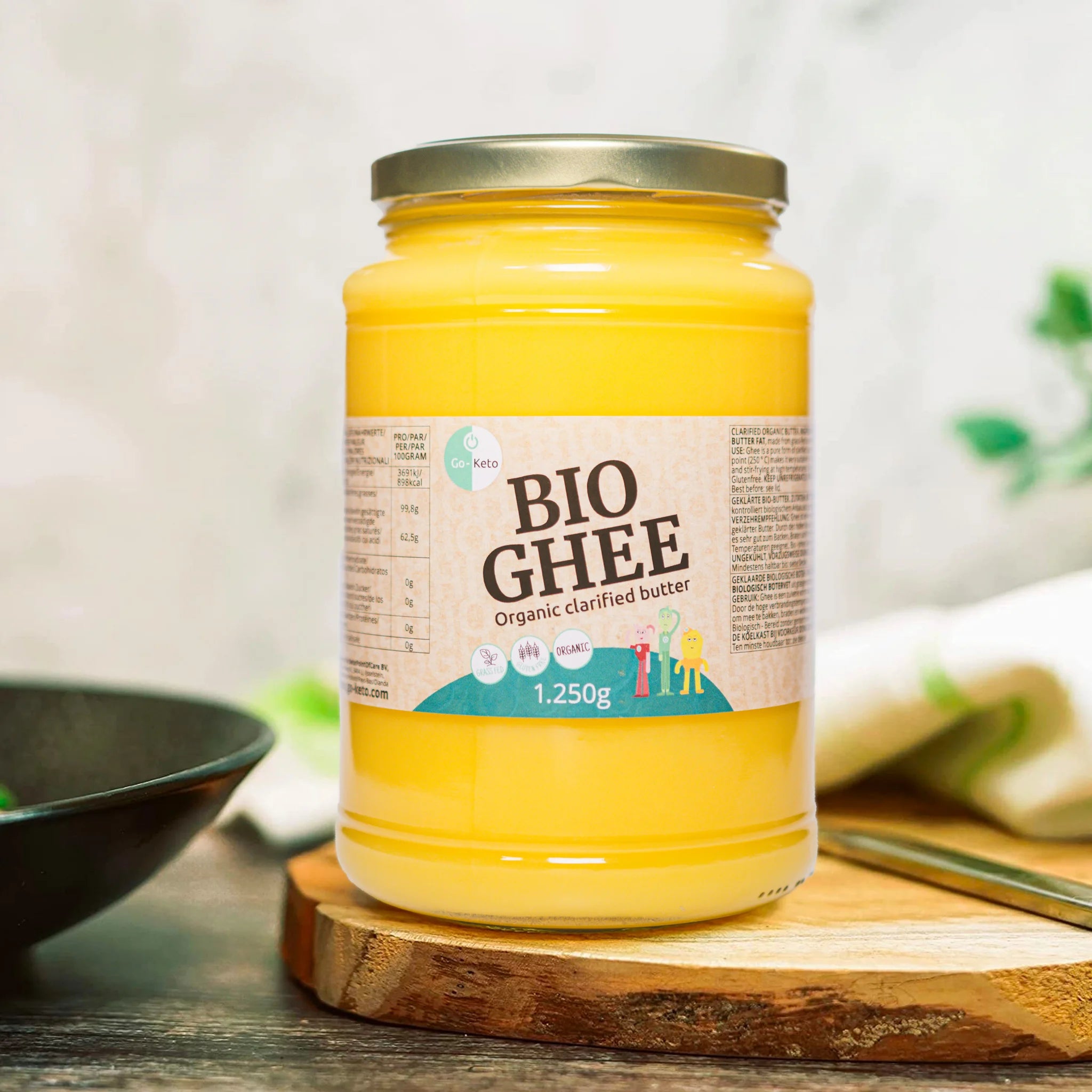 Organic Bio Ghee 1,250g Go-Keto P-GK-GHEE-1250