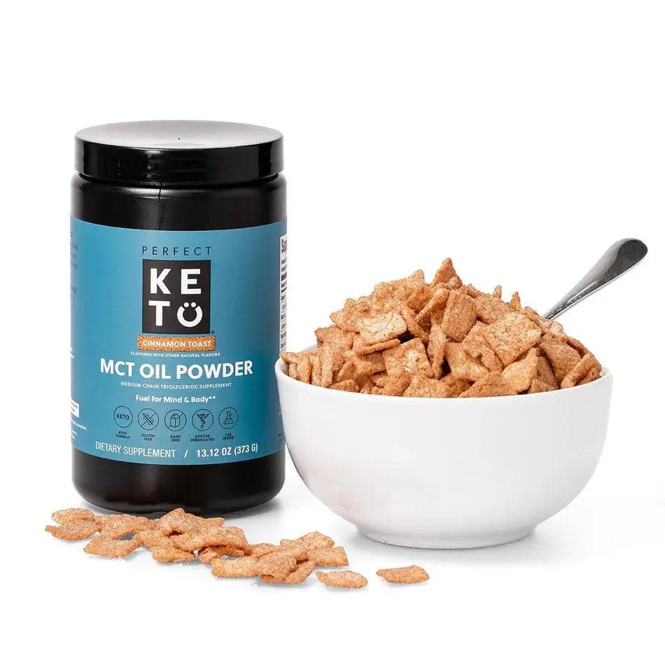 Perfect Keto MCT Powder Cinnamon Toast Perfect Keto 373g P-PKMOPCT-17 Vital20