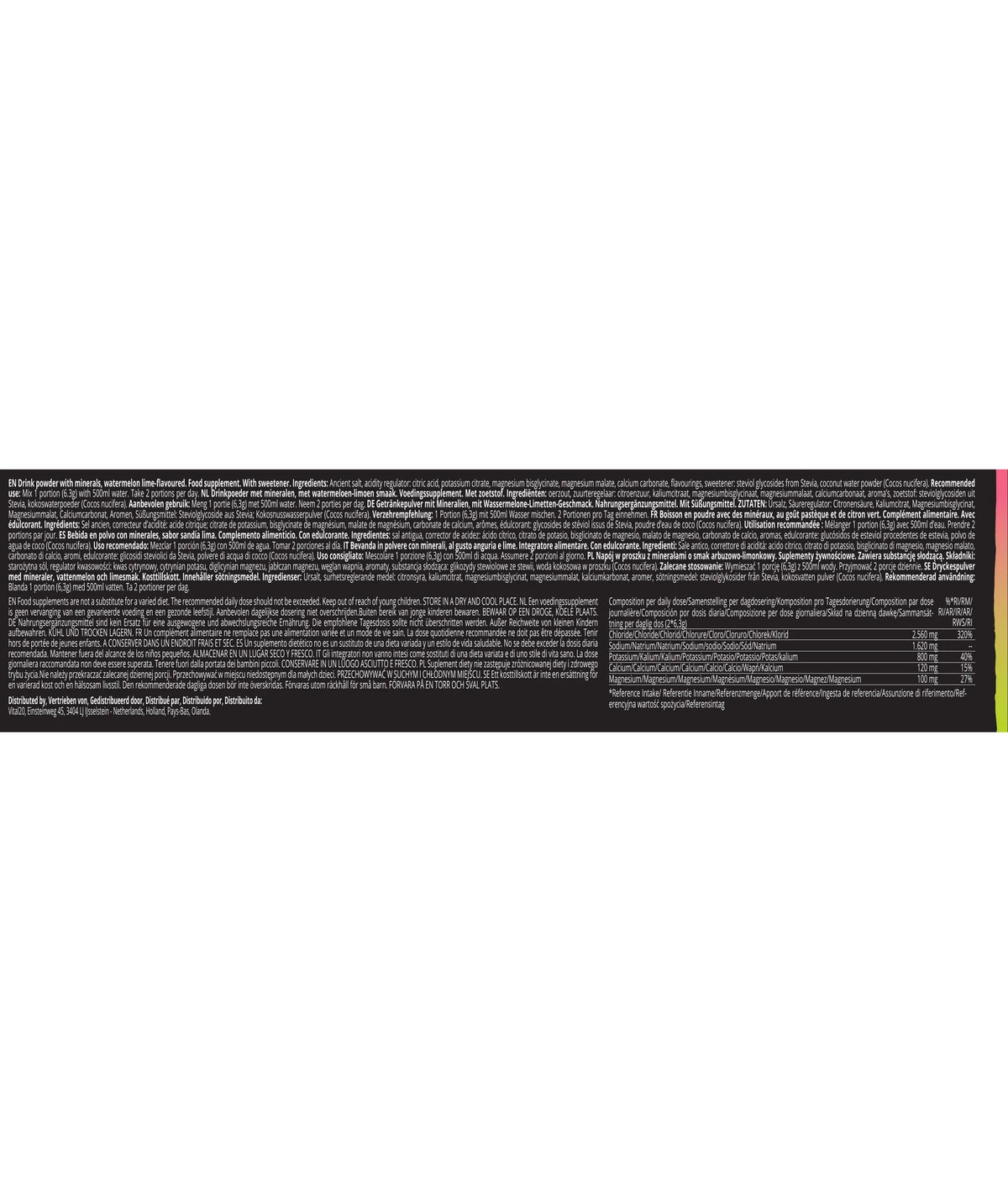 Re-Lyte Electrolyte Hydration Drink Mix Watermelon Lime – x30 sticks Re-Lyte P-03400050
