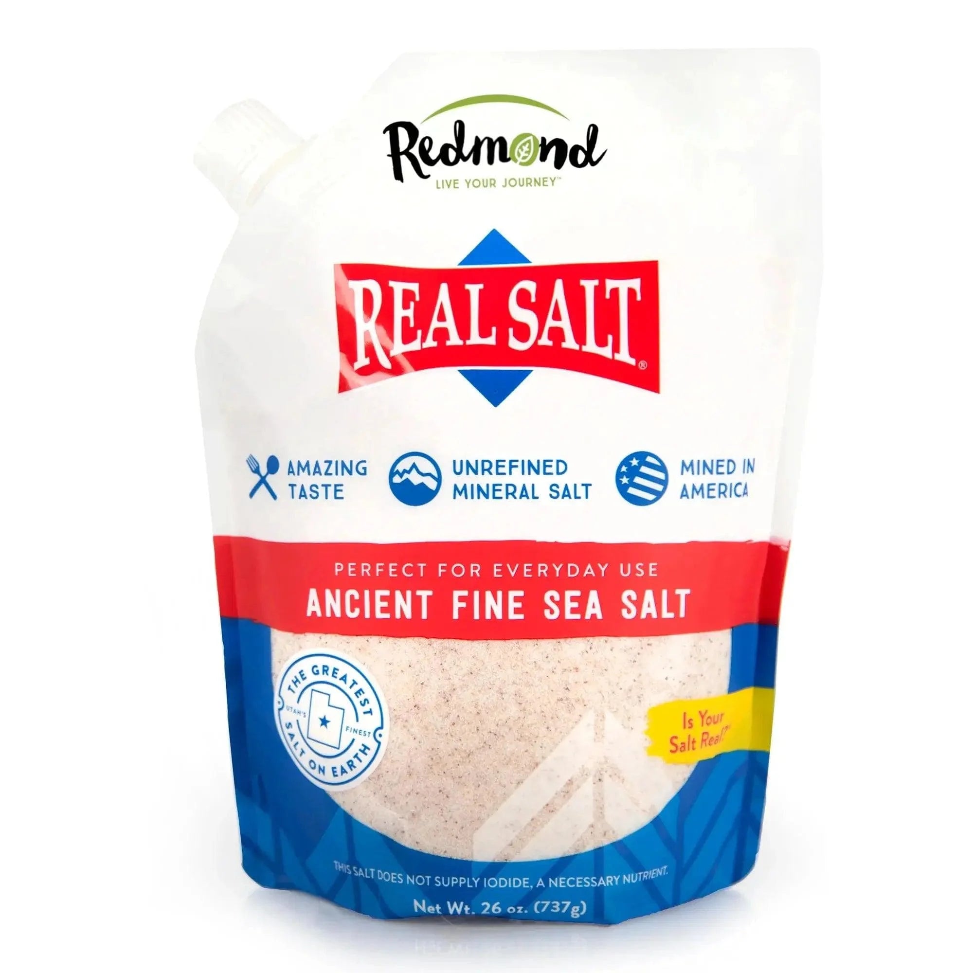 Real Salt Fine Pouch 737g real salt  03400045