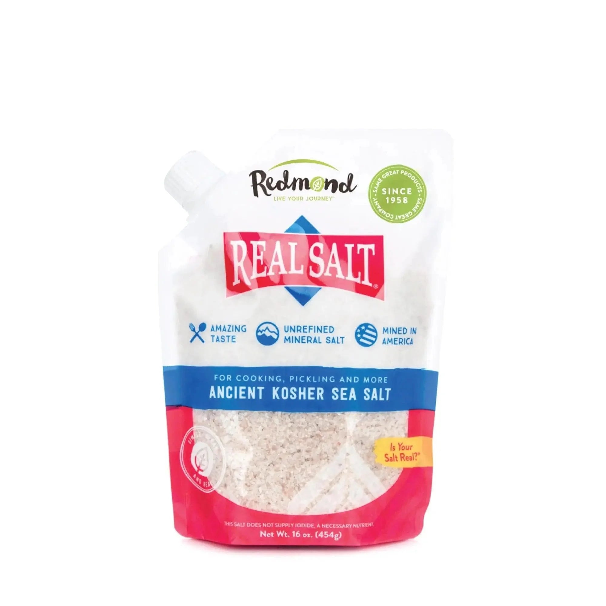 Real Salt Kosher Pouch 454g real salt  03400010