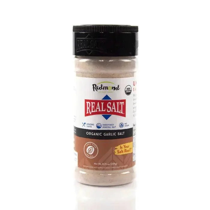 Real Salt Organic Seasonings Garlic Salt Shaker 135g real salt  03400008