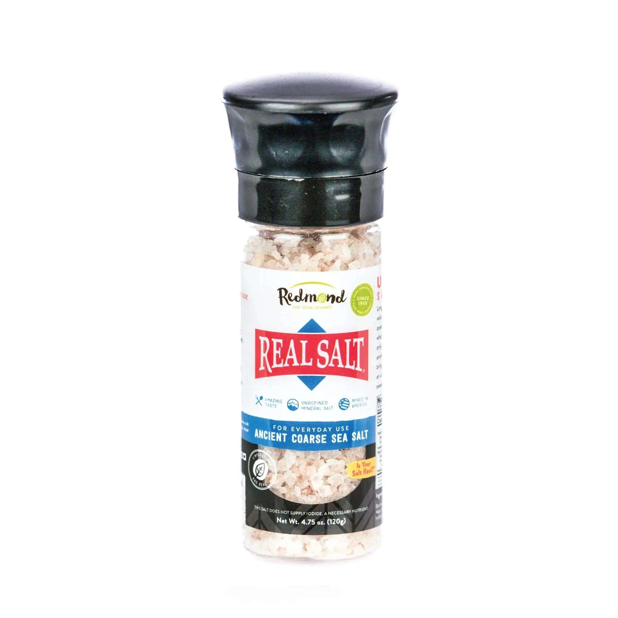 Real Salt Coarse Grinder 135g 03400001 Vital20