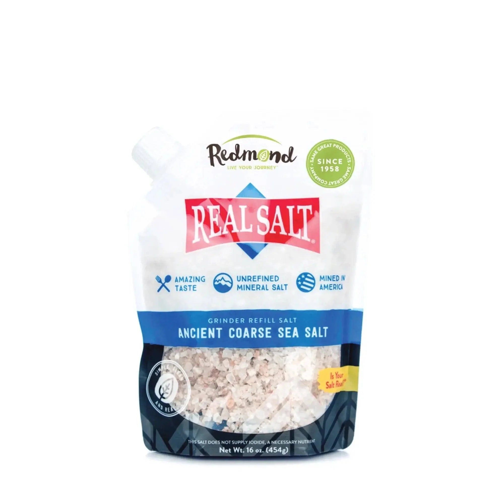 Real Salt Coarse Pouch 454g 03400002 Vital20