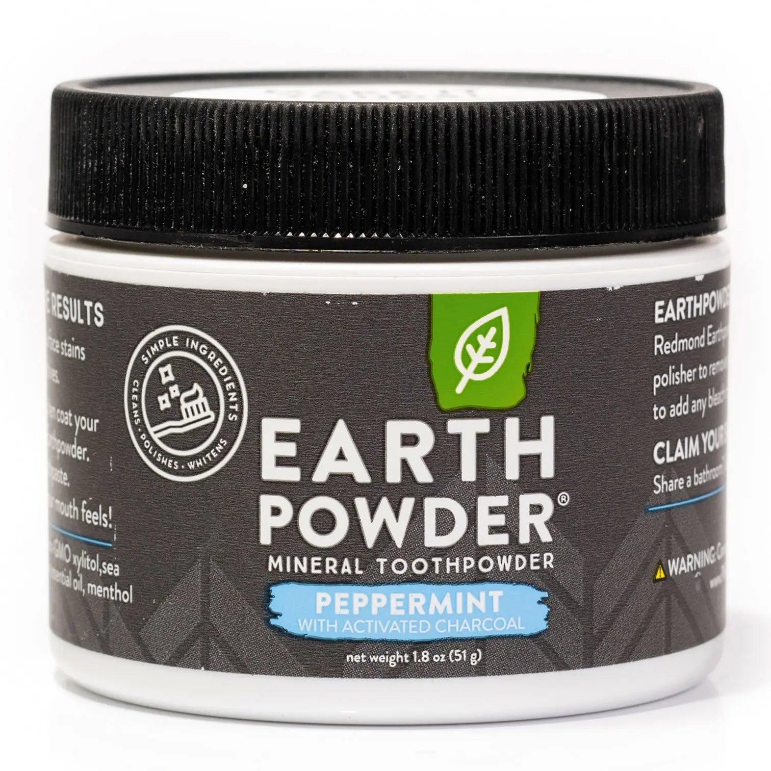 Redmond Earthpowder Toothpaste Peppermint Charcoal Redmond 51g 04600012 Vital20