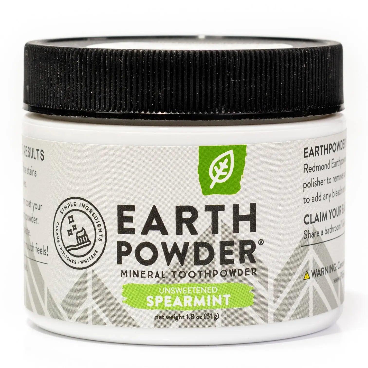 Redmond Earthpowder Toothpaste Unsweetened Spearmint Redmond 51g 04600011 Vital20