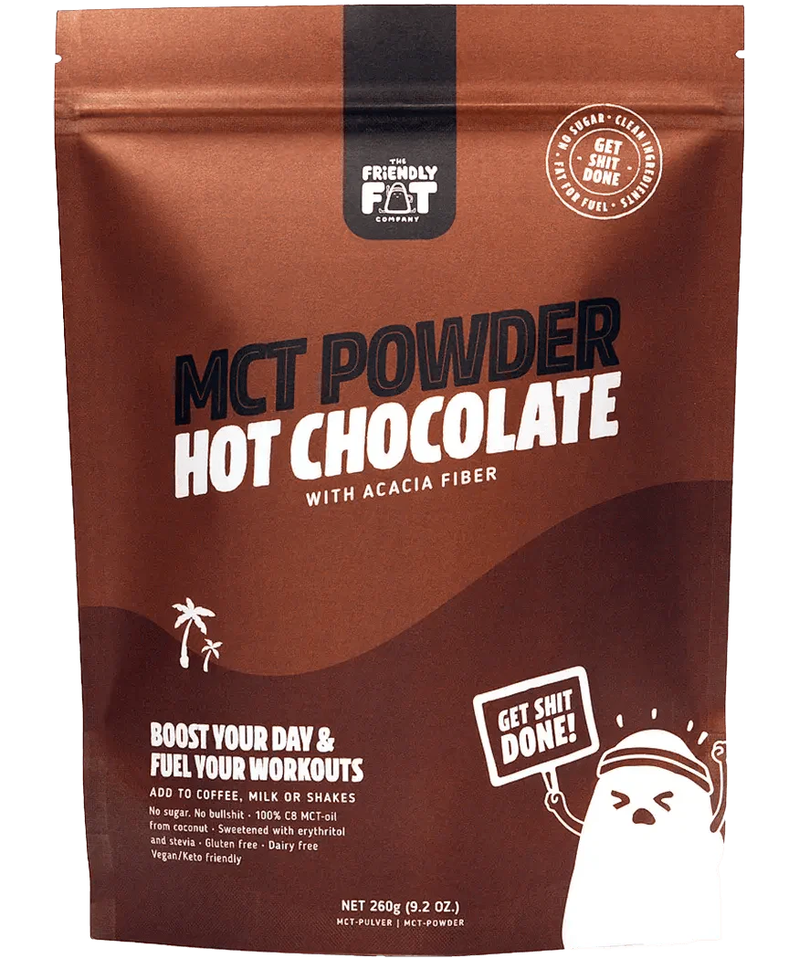 The Friendly Fat Company MCT Powder C8 Hot Chocolate The Friendly Fat Company 260g 02000006 Vital20