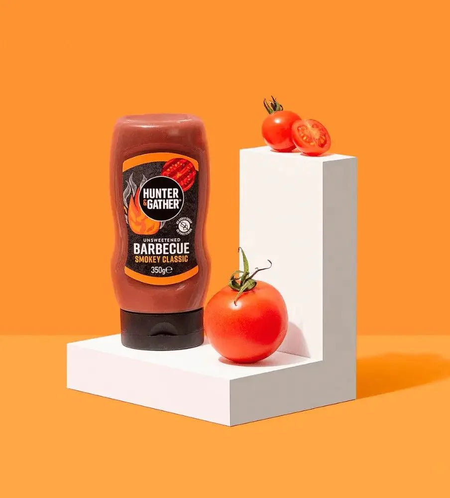 Unsweetened Barbecue Sauce Smokey Classic Hunter & Gather 350g hunter & gather  00900039