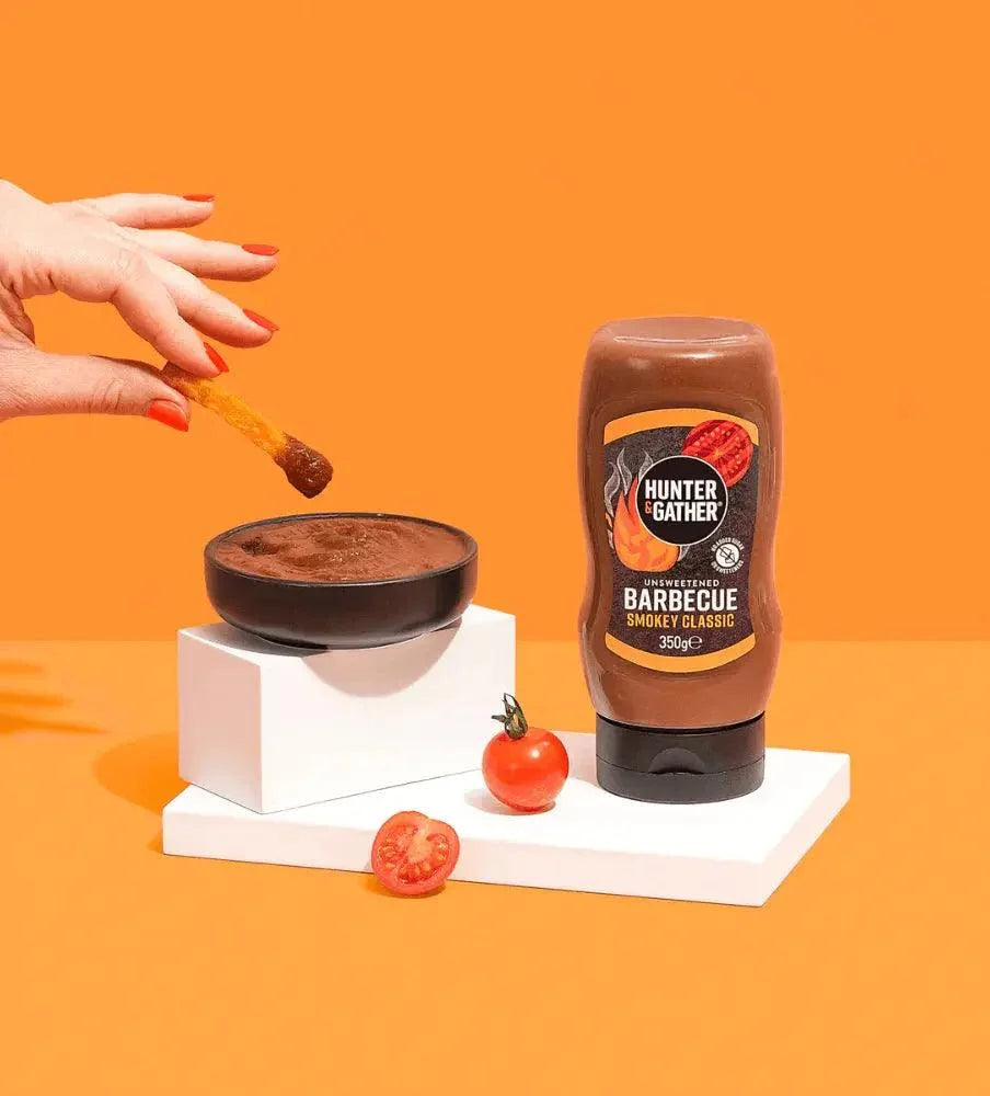 Unsweetened Barbecue Sauce Smokey Classic Hunter & Gather 350g hunter & gather  00900039