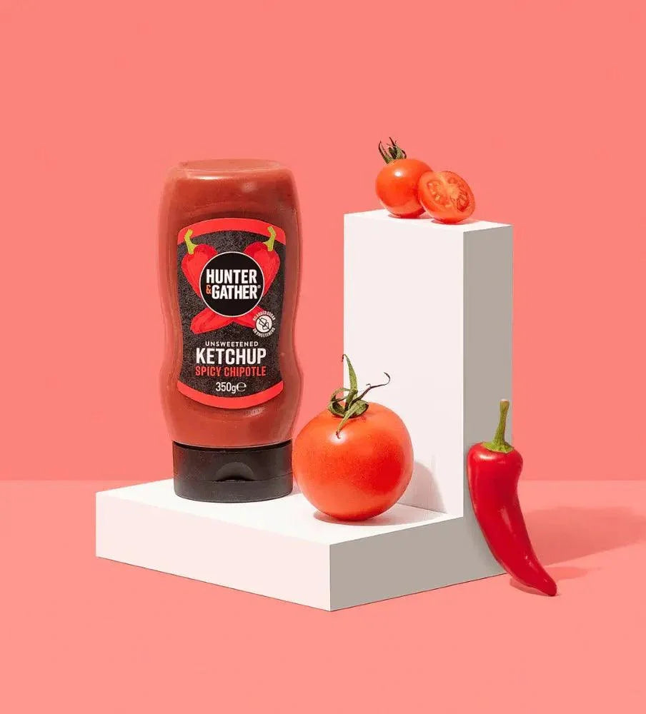 Unsweetened Spicy Chipotle Ketchup Hunter & Gather 350g hunter & gather  00900038