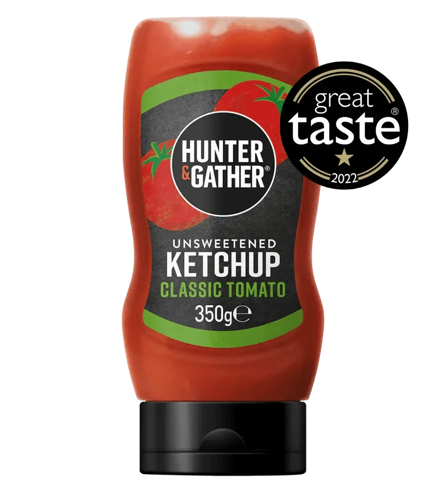 Unsweetened Tomato Ketchup Hunter & Gather 350g hunter & gather  00900037